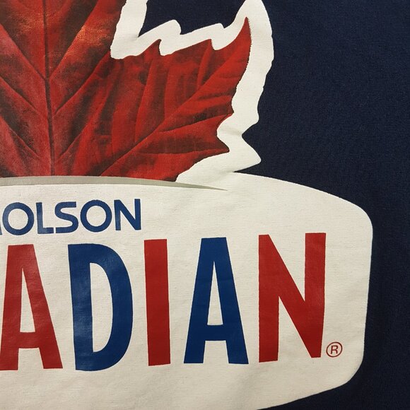 Vintage MOLSON CANADIAN Tee Shirt Extra Large US XL Sleeveless Beer Shirt Canada - Picture 8 of 11